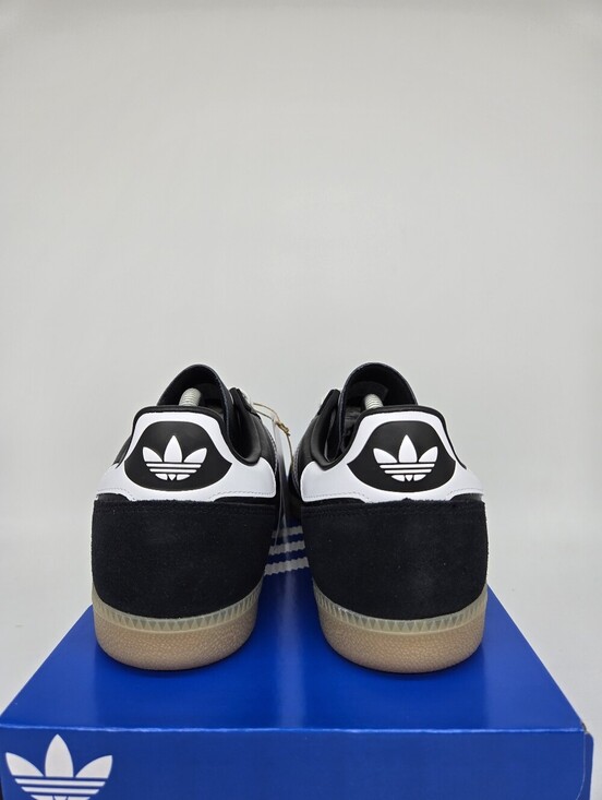 adidas Men\'s Samba JP JQ9056 Black White Gum Shoes Size 11 main image 6